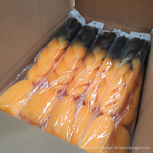 private label Best Supern hair Glowing Synthetic Jumbo Braids Shining Hair in the Darkness Soft Braiding Hair Extension